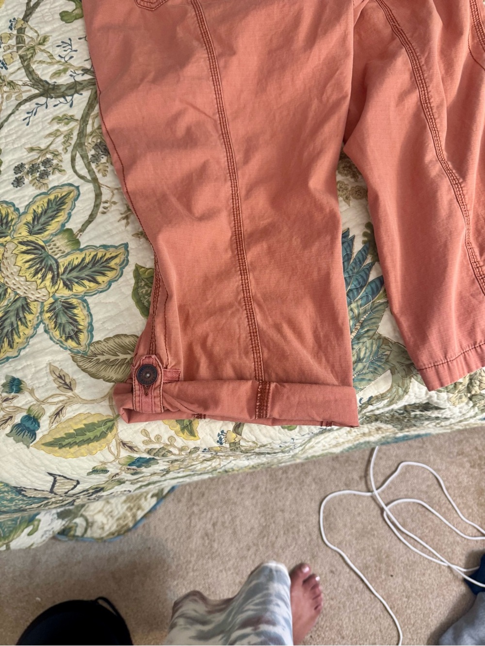Eddie Bauer Dusty Orange Trousers - Picture 5 of 5